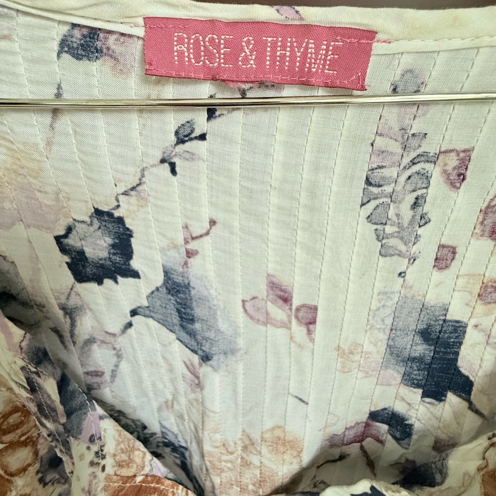 Rose & Thyme White, Blue and Orange Tunic - Picture 3 of 10
